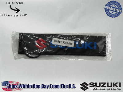 Suzuki Genuine OEM S LOGO WOVEN KEY CHAIN RED BLUE BLACK 990A0