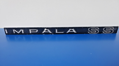 65 1965 Chevy Impala SS Super Sport Front Grill OEM Emblem Script