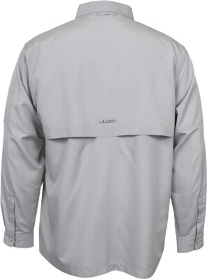 Chemise De Pêche Habit Homme 2XL Gris Ventilée UPF 40+ Manches Courtes TSLA