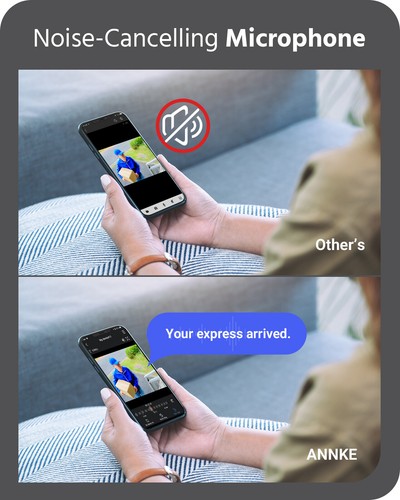 ANNKE 3MP WLAN AI Überwachungskamera 5MP NVR IP Kamera Fernzugriff Email Alarm - Afbeelding 5 van 10