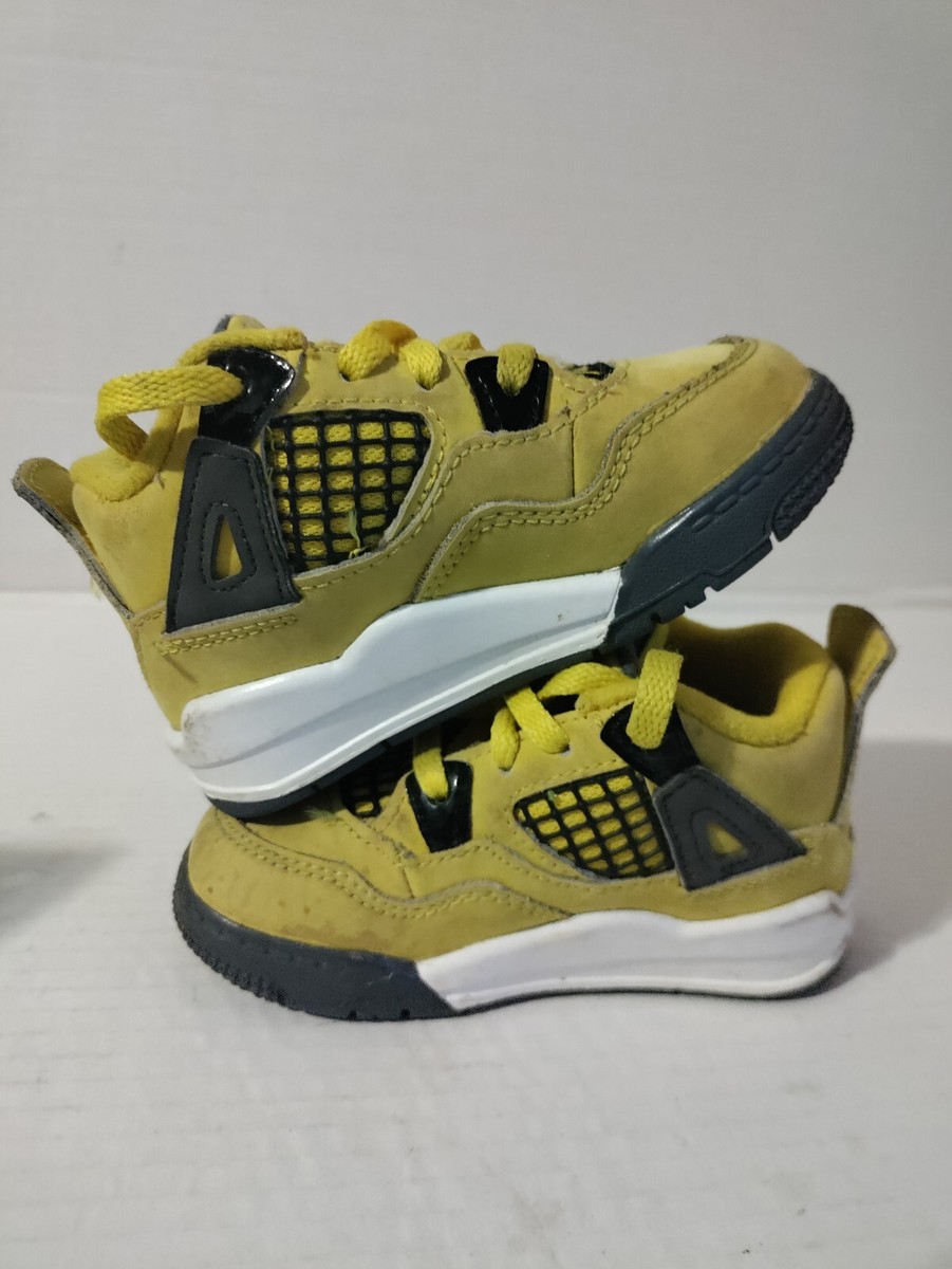 Air Jordan 4 ネイビー/イエロー Size 18 - Air Jordan 4 Retro Dunk From Above for sale online