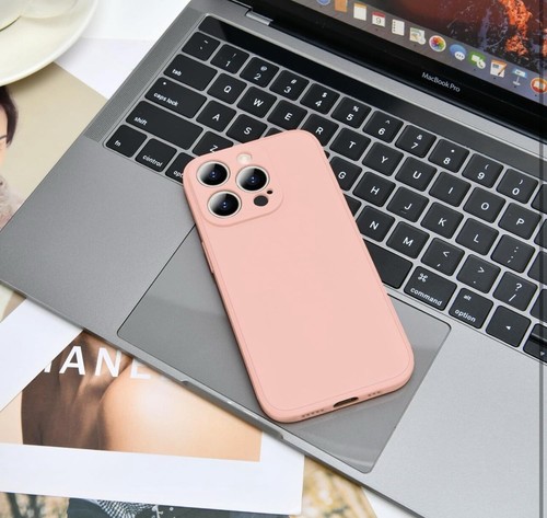 Funda de silicona para iPhone 15 Pro Max 6,7 pulgadas agujero fino a prueba de arañazos golpes - Imagen 4 de 6