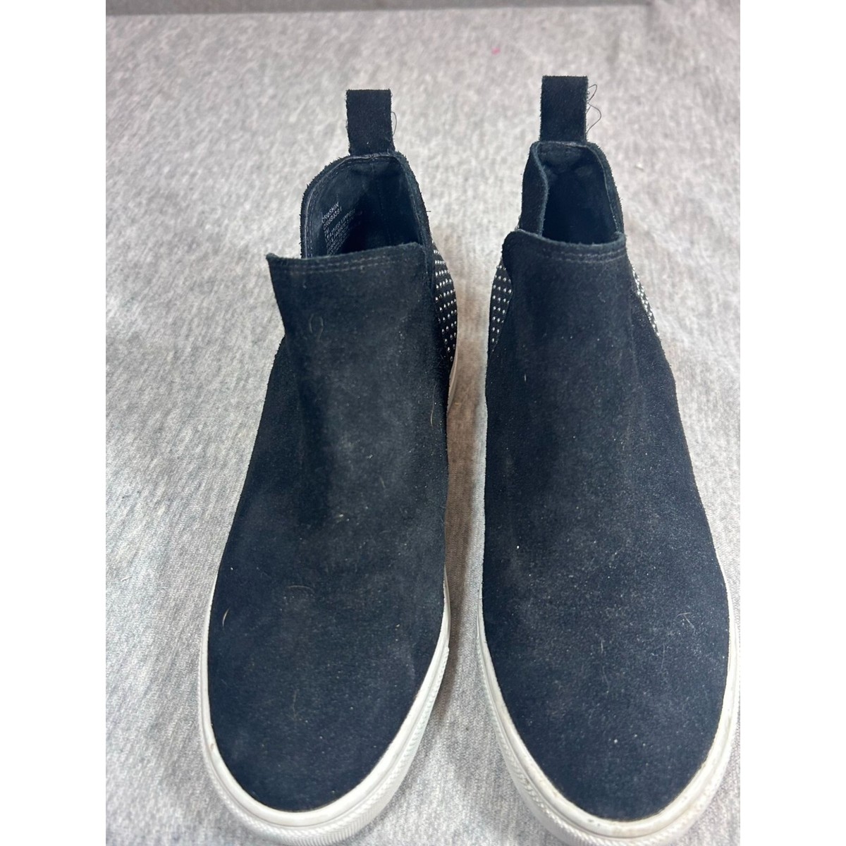 Steve Madden Shoes Mens Size Slip On Ankle Bootie Black Leather