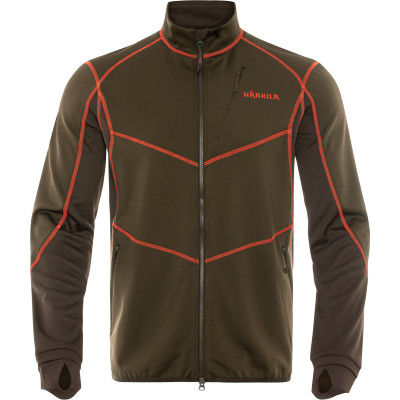 NEU!  HÄRKILA Fleecejacke  SCANDINAVIAN - willow green/shadow brown 
