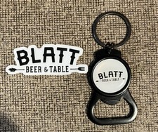 BLATT BEER & TABLE STICKER & KEY CHAIN - OMAHA NEBRASKA