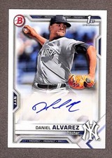 2021 Bowman 1st Bowman Auto #PAPR-DA Daniel Alvarez