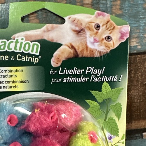Hartz Cattraction Kitty Frenzy Cat Toy with 12 Silver Vine & Catnip Mice Multi - Picture 7 of 13