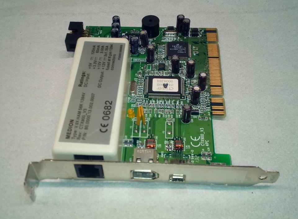 PCI Karte Medion V.9X V.90 HAM 56K 1394V CTX [508] - Bild 2 von 2
