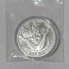 Naughty Locker Wench 1 Oz .999 Fine Silver Art Round #3 Wynns Wench W/ COA