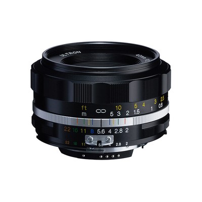 Voigtlander ULTRON SLIIs 40mm F2 Lens Manual Focus Nikon F-BLACK Rim 31658 JAPAN