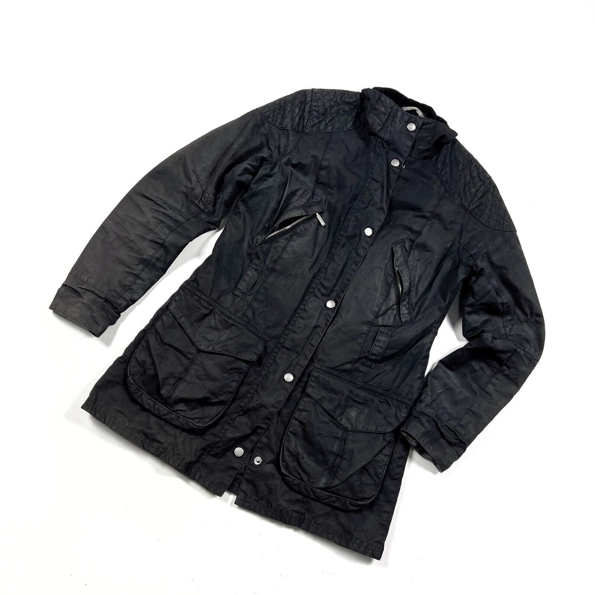 Barbour rebel cheap jacket black