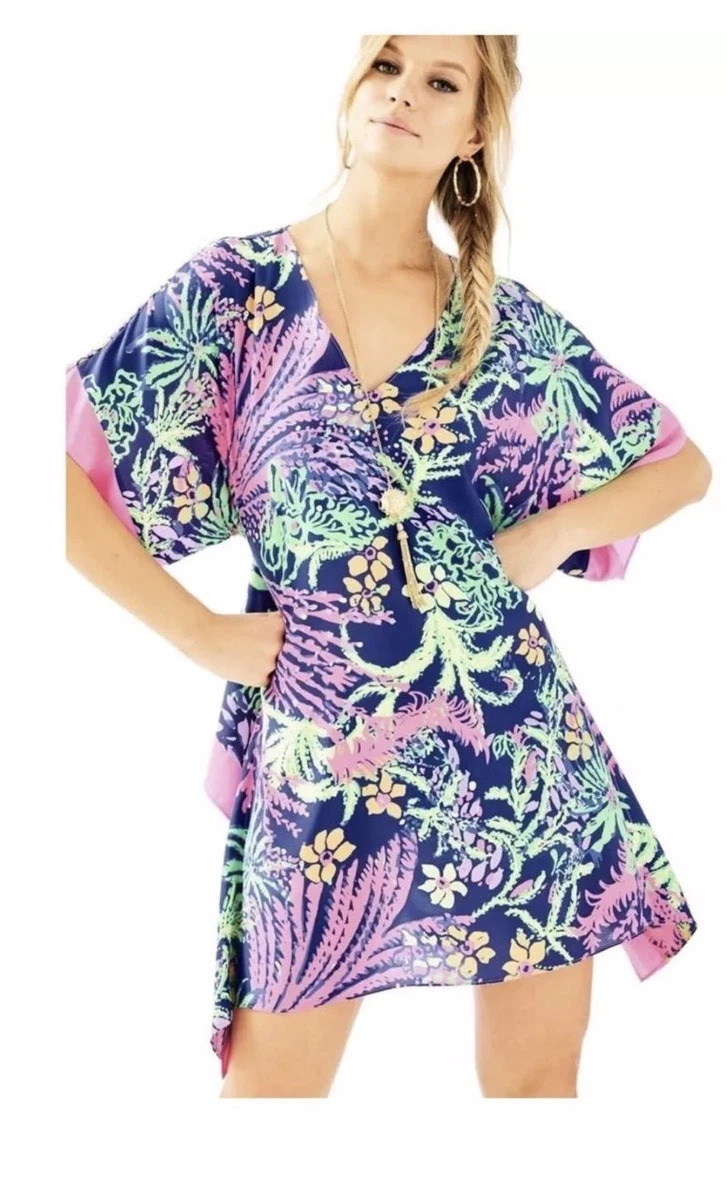 Lilly pulitzer clearance atlin silk caftan