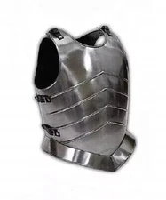 Medieval Mens Knight Steel Breast Plate Jacket Muscle Costume Chest Body Armor