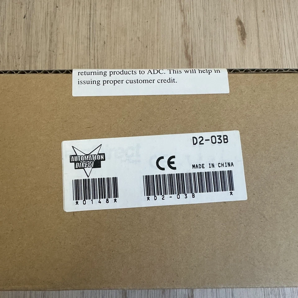 AUTOMATION PLC DIRECT KOYO DIRECT LOGIC 205 D2-03B BASE EXTERNAL 110-220VAC NIB - Image 2 of 4