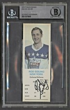 Rod Seiling #120 signed autograph auto 1970-71 Dad's Cookies Hockey Card BAS