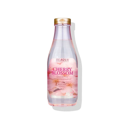 730ML BEAVER Cherry Blossom Shampoo Removes excess sebum and balances scalp