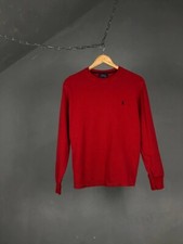 polo ralph lauren logo red sweatshirt men s