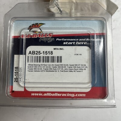 All Balls Racing Wheel Bearing Kit Ab 25-1518