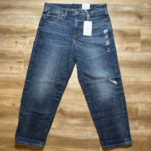 Lucky Brand Jeans Mens 36x29 Blue Dark Wash 365 Vintage Loose Distressed NEW