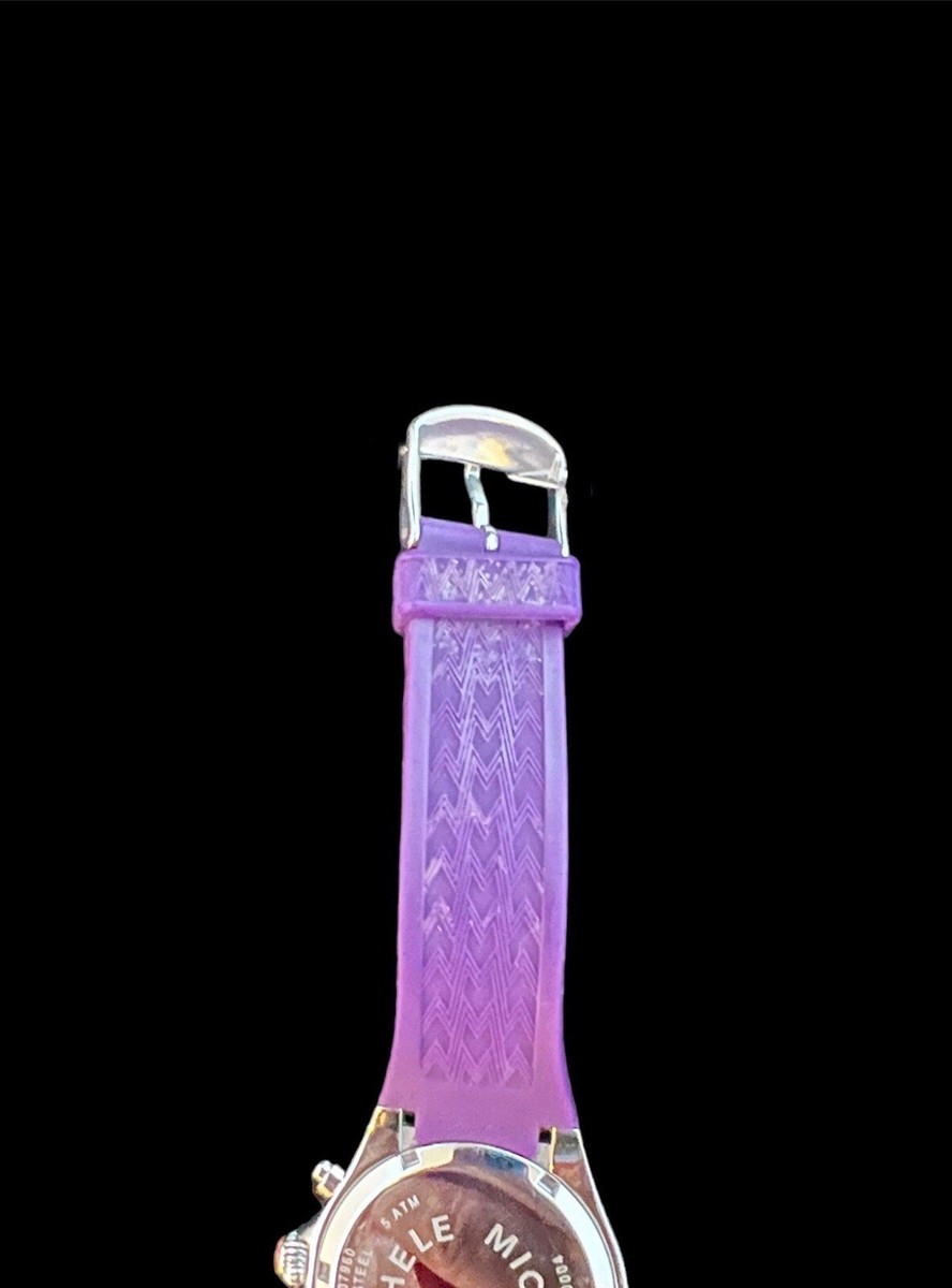 MICHELE TAHITIAN PURPLE JELLY BEAN WATCH IMPORTED MICHELE  main image 2