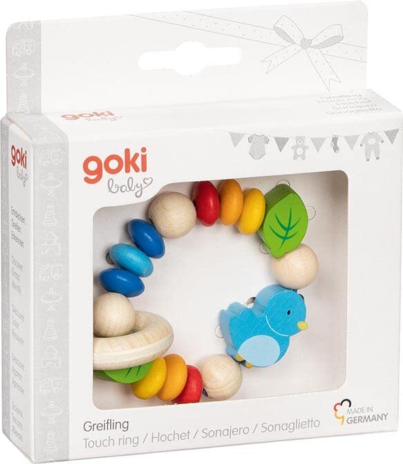 goki 65282 Grasping Toy Elastic Bird