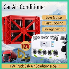For Semi Trucks Bus RV Caravan 12V 12000 BTU Truck Air Conditioner Split A/C Kit