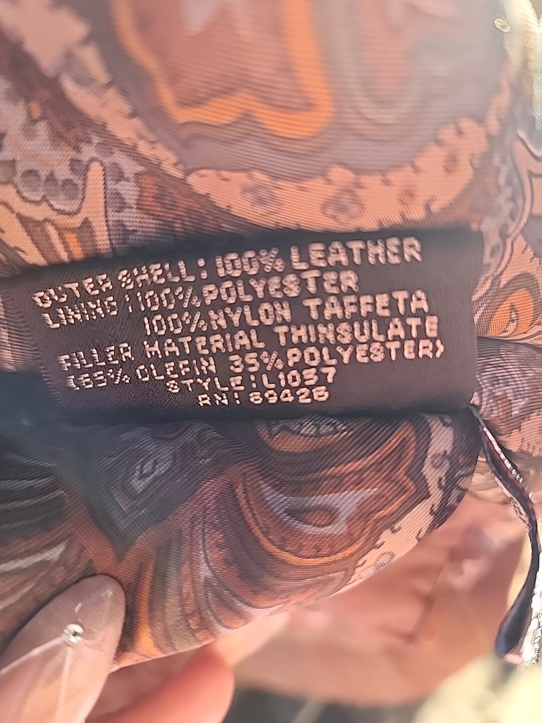 Vintage Thinsulate 100% leather jacket Classic Lo… - image 17