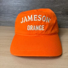 Jameson Hat Cap Strap Back Orange Irish Whiskey Adjustable