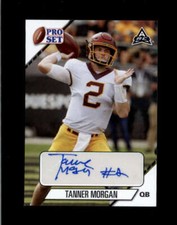 TANNER MORGAN 2021 LEAF PRO SET ROOKIE AUTOGRAPH AUTO RC BD3211