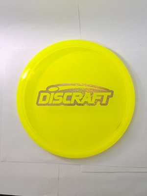Discraft Z-Line Buzzz Bar Stamp 175-176g Clear Yellow Midrange Disc Golf 9/10