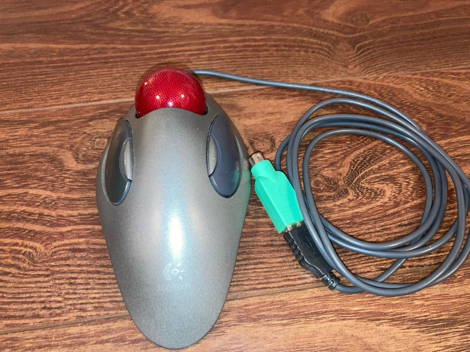 Logitech Trackman Marble Trackball Wired USB Mouse T-BC21 - Image 2 of 4