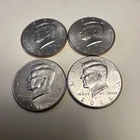 2012-P Kennedy Half Dollar – Philadelphia Mint – Circulated Lot Of 4