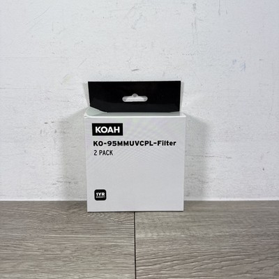 Koah 95mm Circular Polarizing UV Protective Lens Filter Bundle