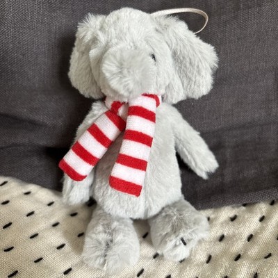 Jellycat Bashful kleiner Elefant mit Schal extrem selten JELLY985 ohne Etikett