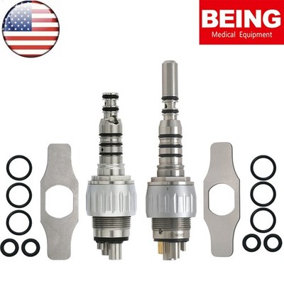 US BEING Dental LED Coupler 4/6 Holes Fit Kavo MULTIflex High Speed Handpiece