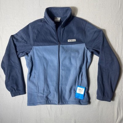 Columbia Mount Grant Fleece Full Zip Jacket XM1247-481 Mens Medium Blue New