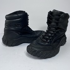 Oakley SI Assault 6  Mens Size 8.5 Black Leather Tactical Boots Combat