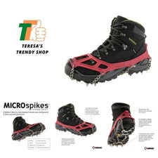 MICROspikes Footwear Traction for Winter Trail Hiking & Ice Mountaineering - ...
