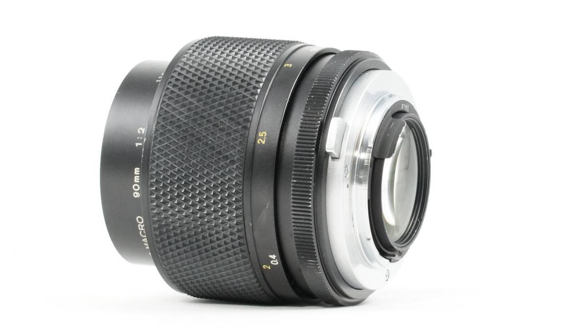 Olympus OM System Zuiko AUTO MACRO 90mm f/2 MF Lens From JAPAN