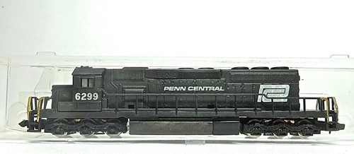 Calibre N ConCor Penn Central SD40-2 #6299 funciona pero es ruidoso y falta parte del riel | Condition: Used