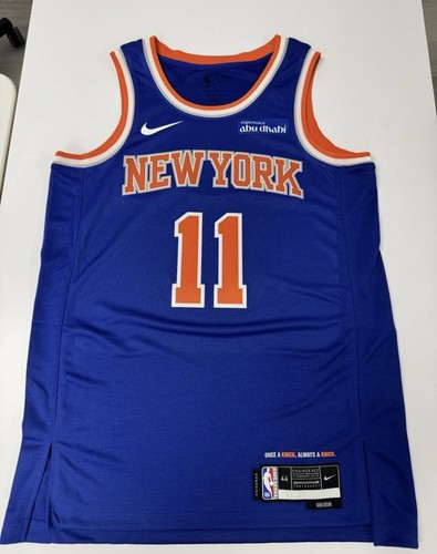 Jalen Brunson Knicks Blue NBA Basketball Jersey Men Size 44 L BRAND NEW WITH TAG