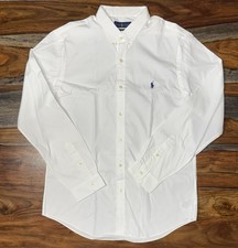 Camisa de vestir Polo Ralph Lauren para hombre ajustada con botones de popelina blanca para hombre’s XXL