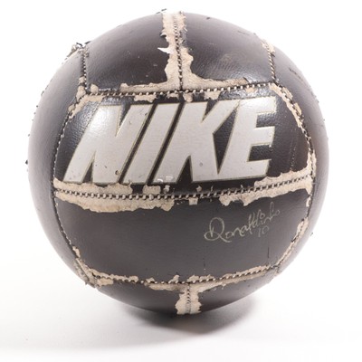 Nike Tiempo Ronaldinho Gaucho R10 Brown Leather Soccer Ball