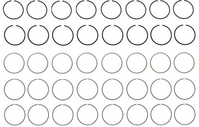 Enginetech Cast .060 Piston Rings for 70-91 Jeep/AMC 5.9L 360ci V8 R40858-060