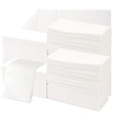 200 Linen-Feel Guest Towels Cloth-Like Hand Towels Disposable Bathroom Napkin...