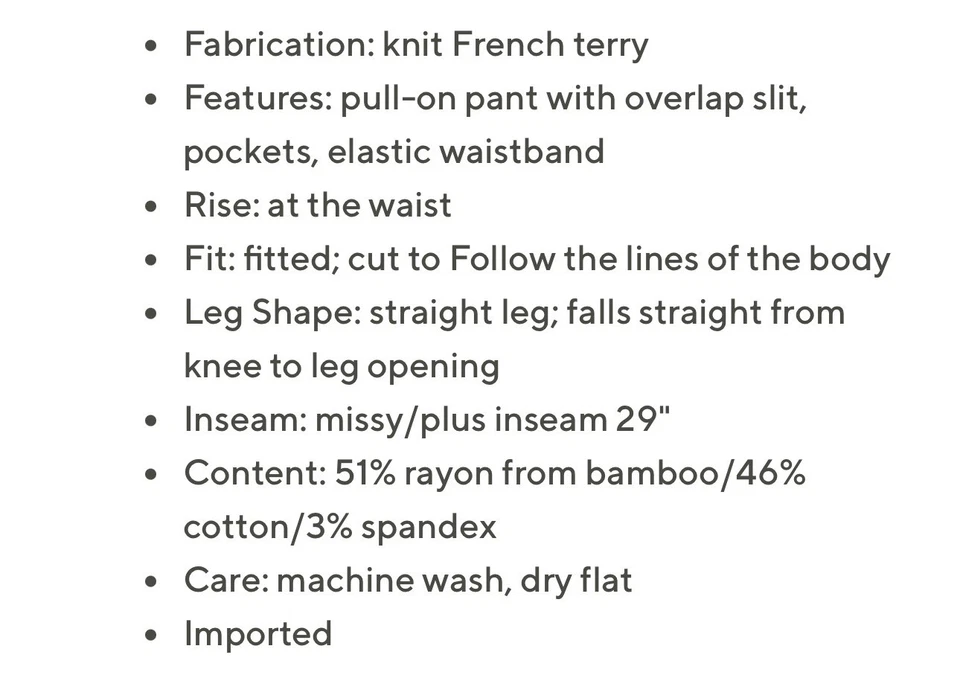 Logo By Lori Goldstein Rayon Made From Bamboo Blend Pants Sz 3X Beige A598801 - Image 4 of 4