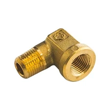 90 degree 1/8" NPT GAUGE FITTING ADAPTER 1/8-27 NPT FUEL OIL SENSOR ADAPTER