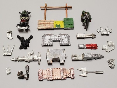 Rogue Trader Metal Ork Kitbash Sprew Bits Parts GW Orc Bundle OOP Warhammer 40K