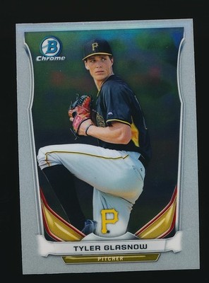TYLER GLASNOW   2014 Bowman Chrome Draft #CTP-61 Pittsburgh Pirates