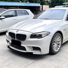 Für BMW M5 F10 F11 2011-2016 Schwarz Glanz Frontspoiler Spoilerlippe DHL